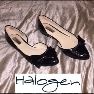 Nordtrsom Blk Patent Leather D’orsay Flats